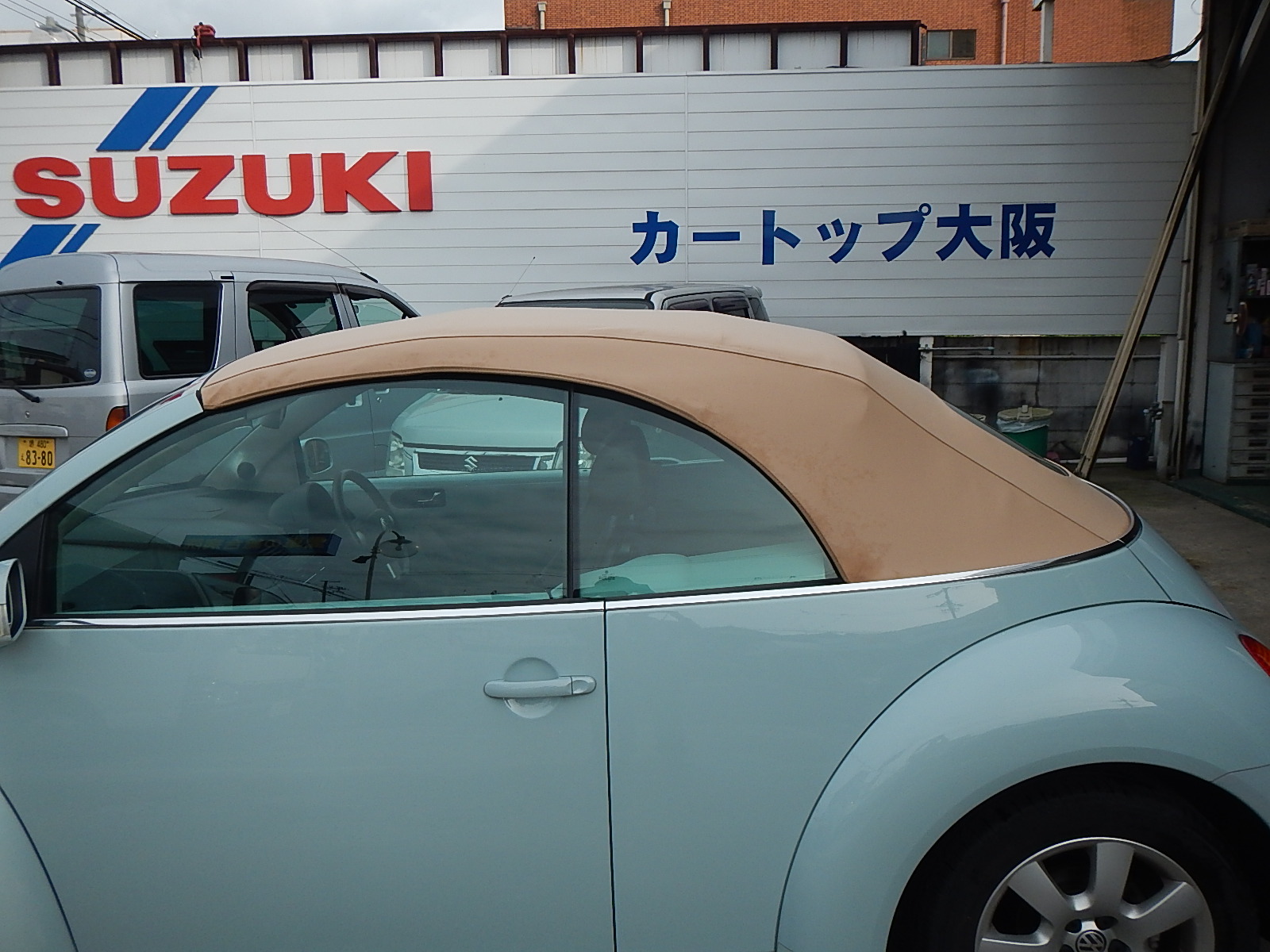VW ニュービートルカブリオレ 幌カバー