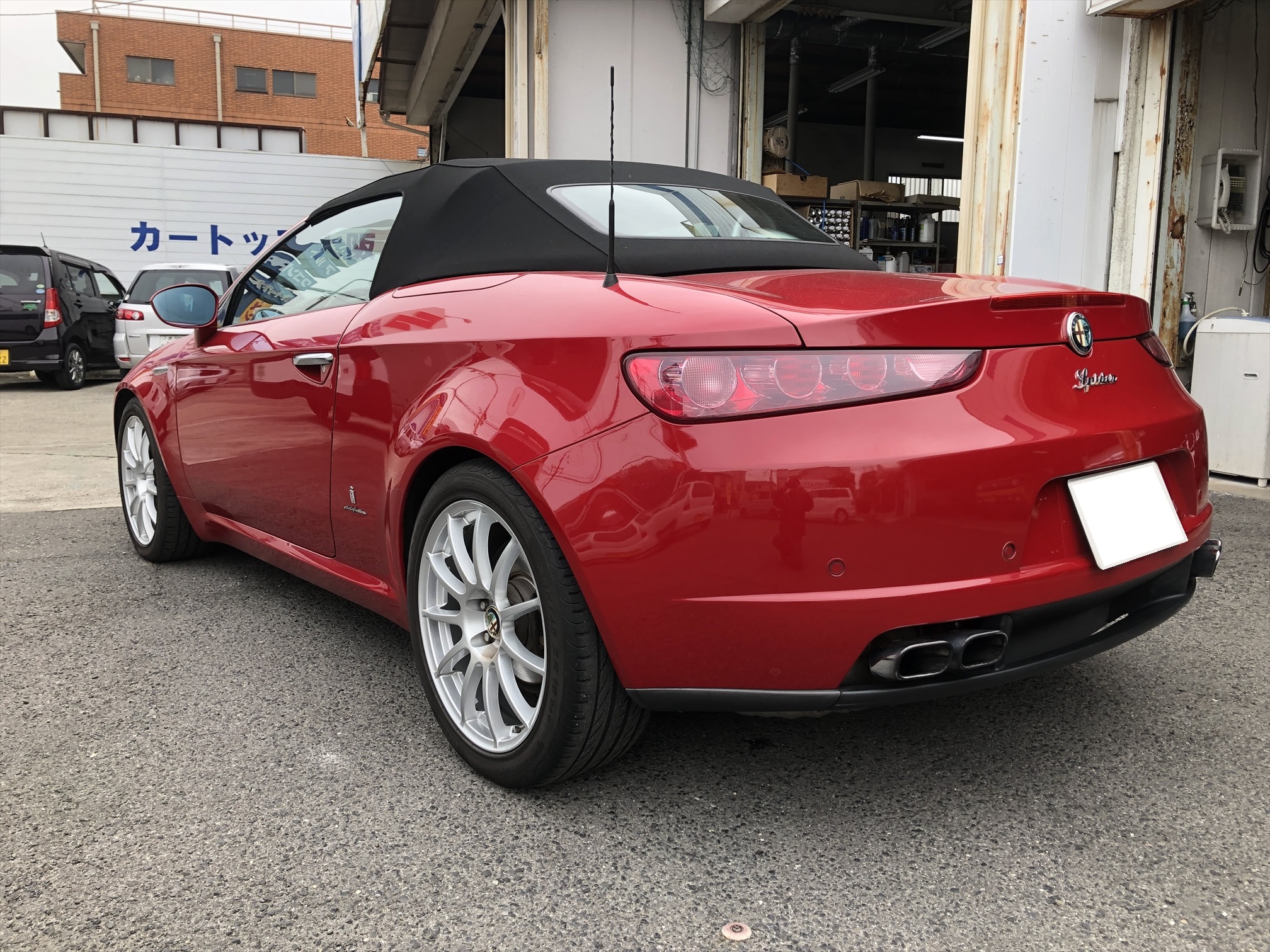 アルファスパイダー幌 アルファスパイダーの幌交換｜K2SKISSのブログ｜車と趣味の日記（ALFA